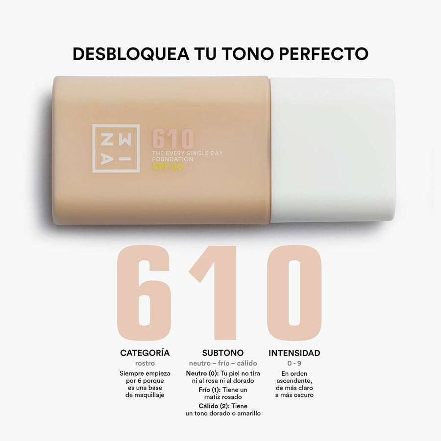 the every single day foundation spf 50 606